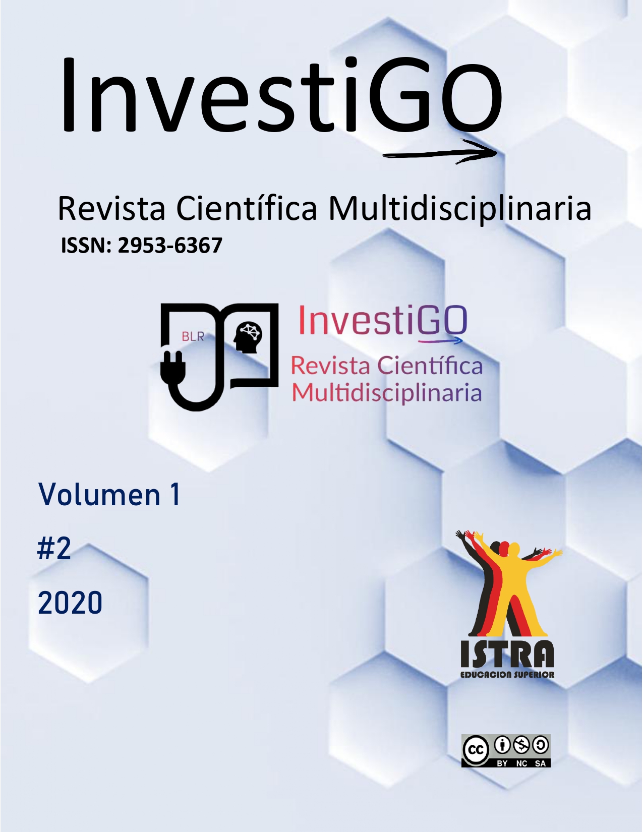 					Ver Vol. 1 Núm. 2 (2020): Revista Científica Multidisciplinaria InvestiGo
				
