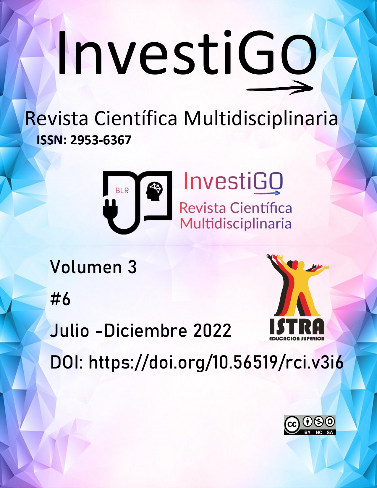 					Ver Vol. 3 Núm. 6 (2022): Revista Científica Multidisciplinaria InvestiGo
				